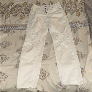 American Eagle Outfitters White Stretch Jeans